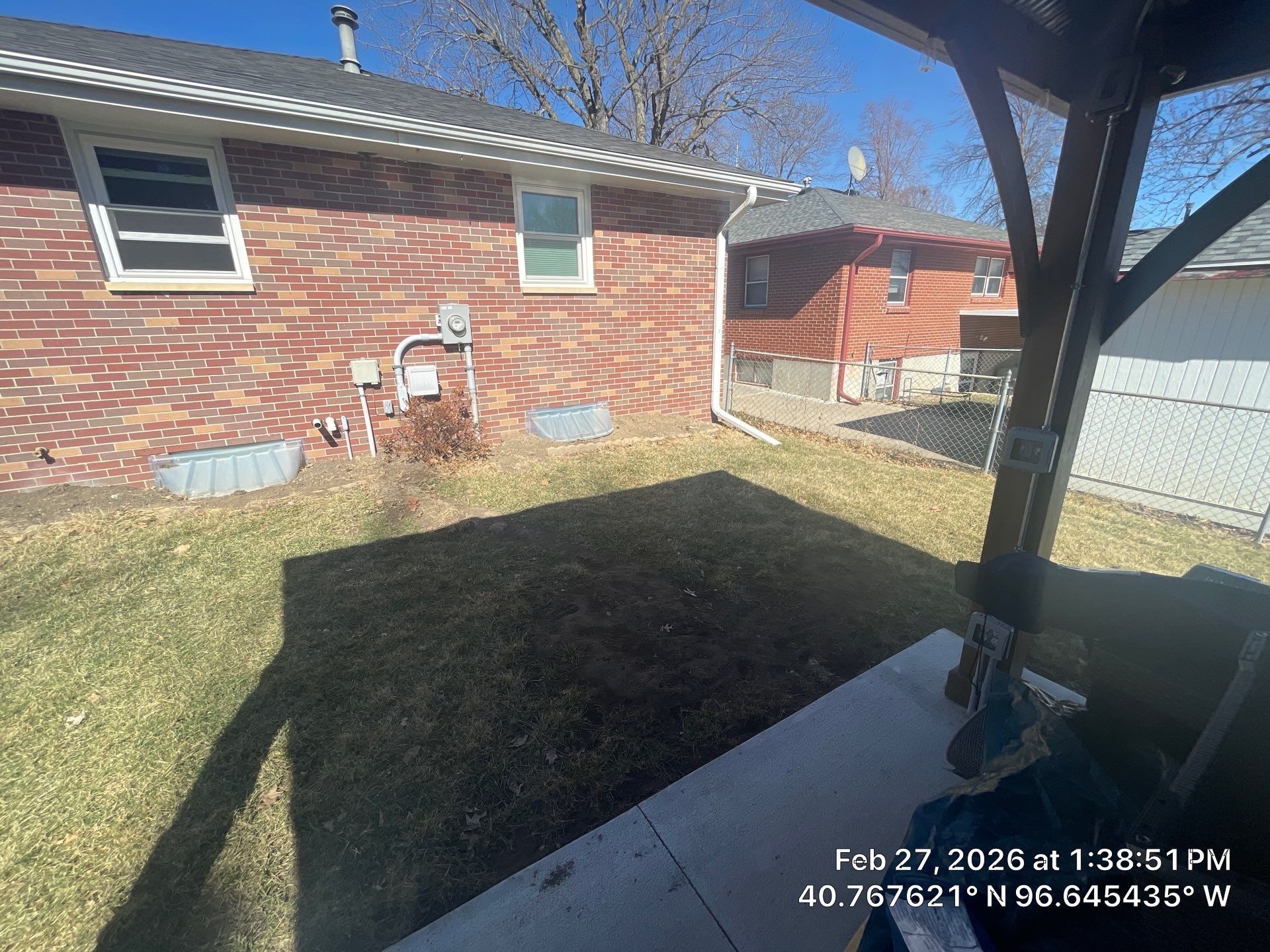 Improper Drainage at an Epp Foundation Repair project