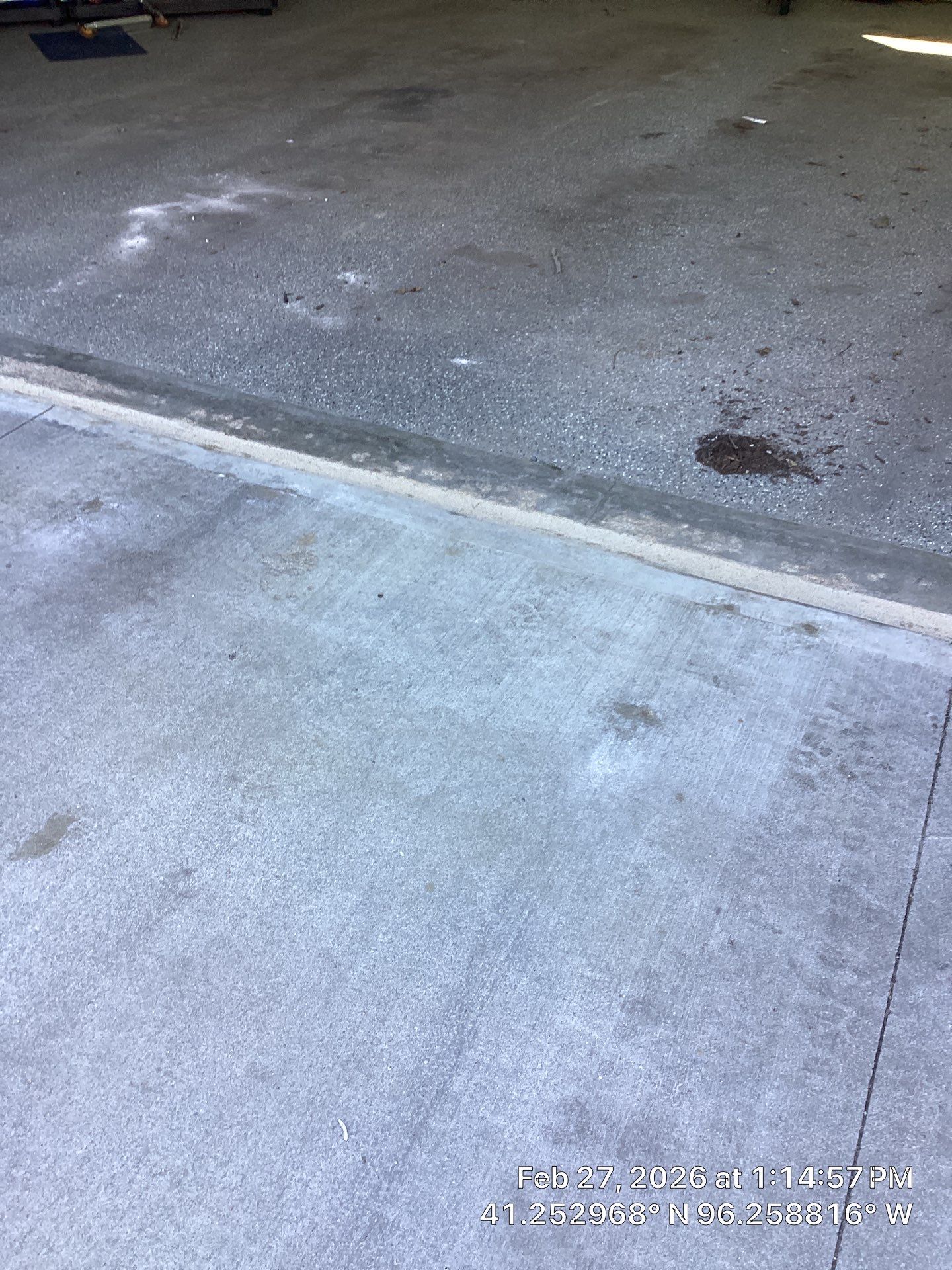 Pitting, Flaking, and Staining on Exterior Concrete diagnosed by Epp Foundation Repair
