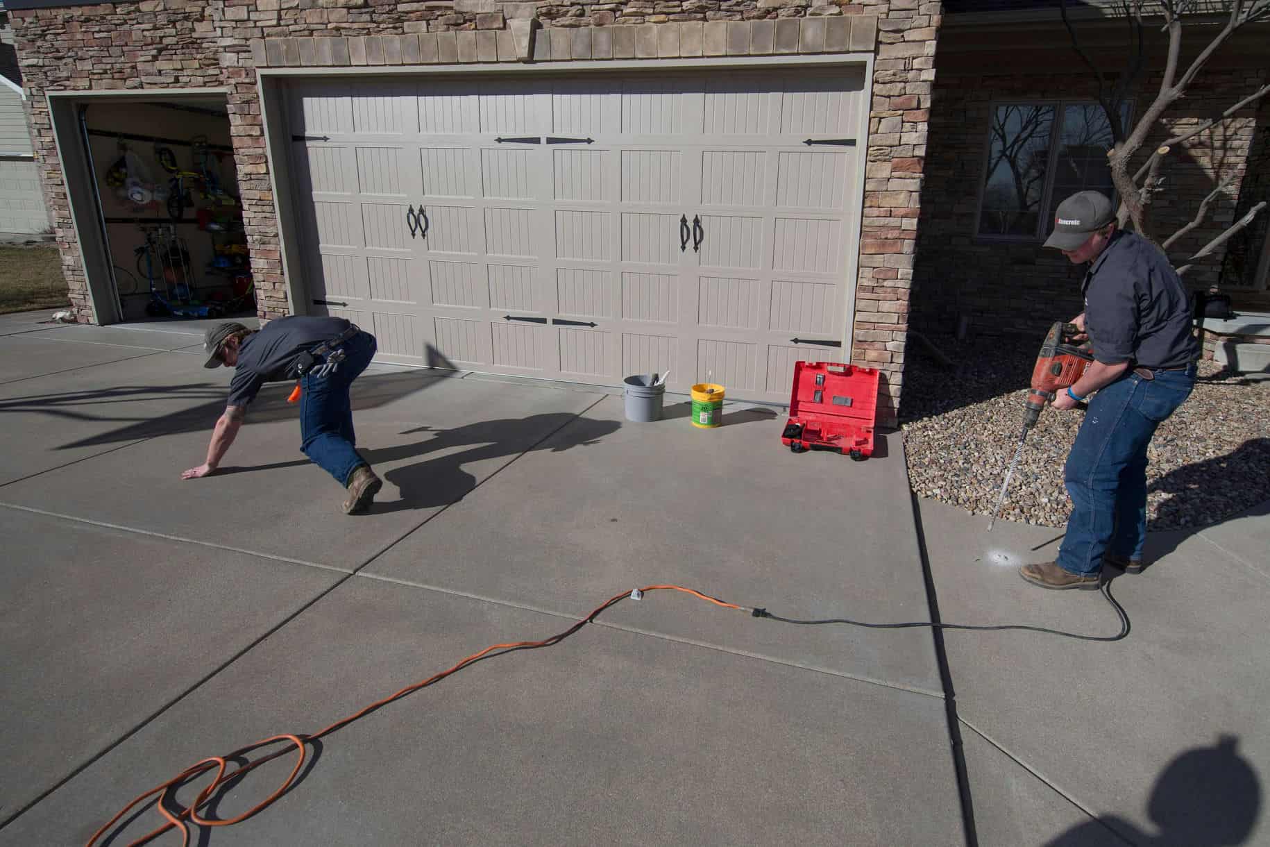 Driveway Leveling by Epp Foundation Repair