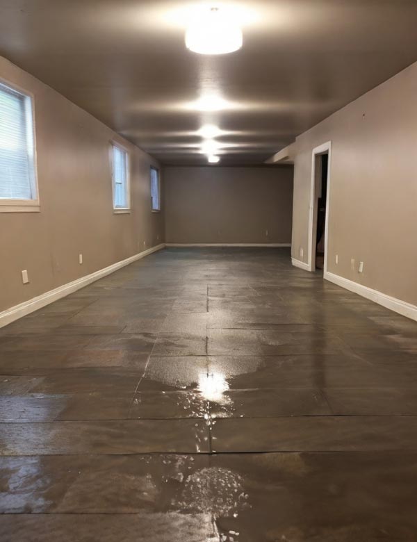 Water or flooding in the basement.
