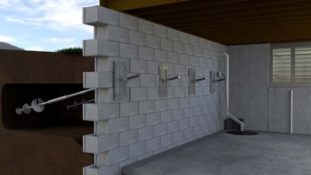 Retaining Wall Anchors explained by Epp Foundation Repair