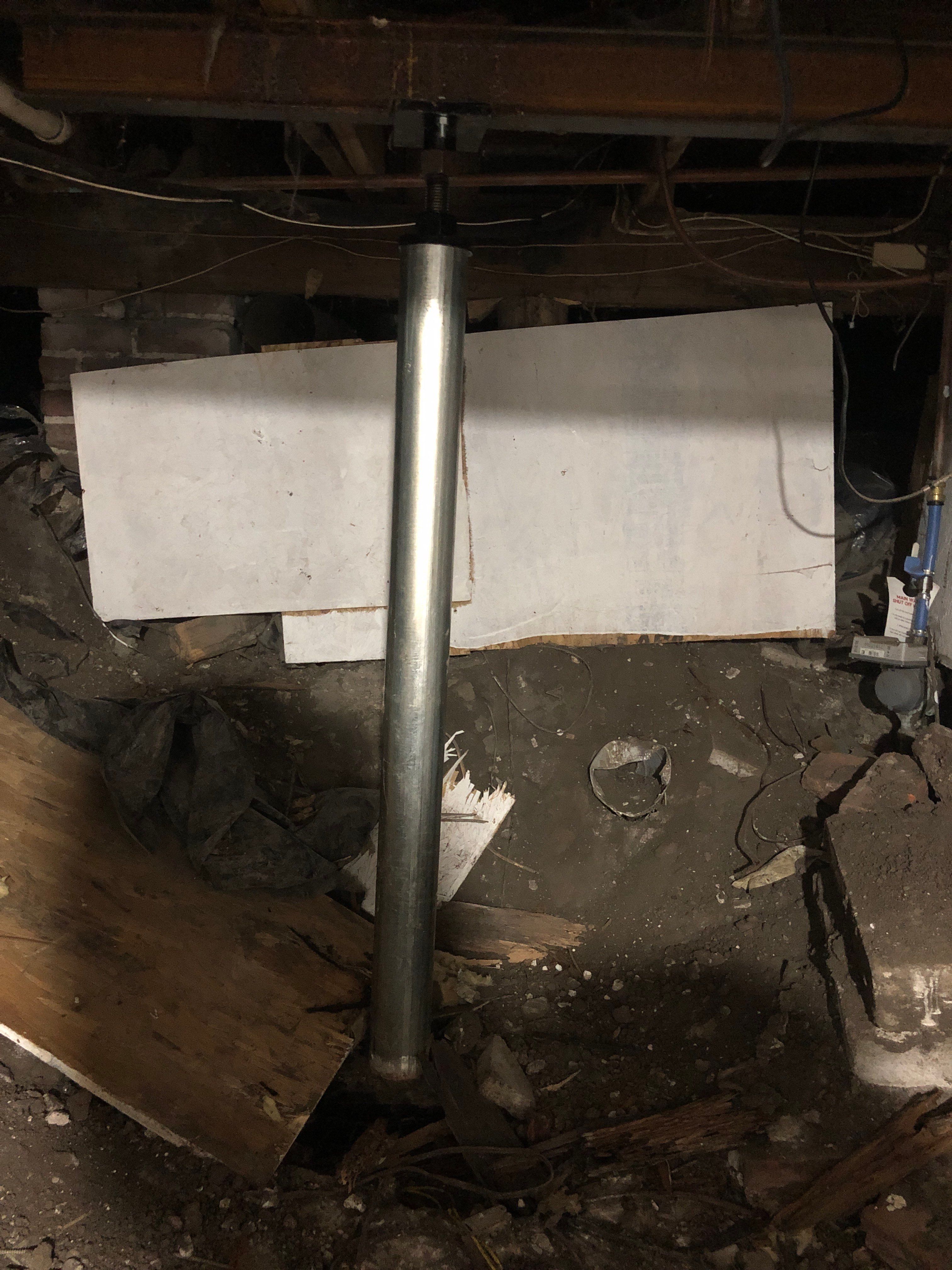 Sagging Crawl Space